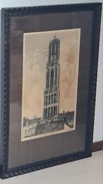 Domtoren Utrecht in houtskool, Antiek en Kunst, Kunst | Tekeningen en Foto's, Ophalen of Verzenden