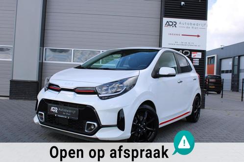 Kia Picanto 1.0 T-GDi GT-LINE/LEDER/NAVI/DODEHOEK/CRUISE/BOM, Auto's, Kia, Bedrijf, Te koop, Picanto, ABS, Achteruitrijcamera