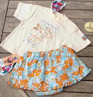 schattig setje maat 68 shirtje en broek/rokje NIEUW beschikbaar voor biedingen