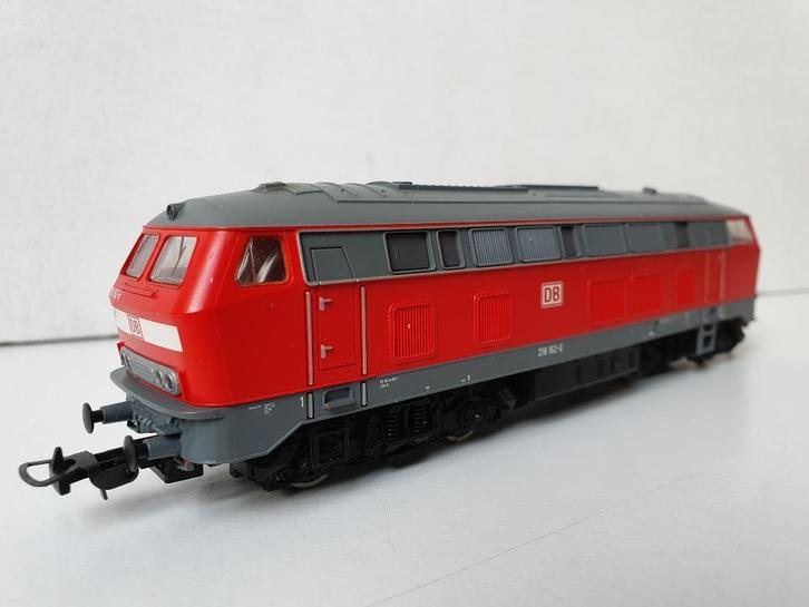 ROCO H0 Dieselloc 218 162-6 digitaal gelijkstroom, Hobby en Vrije tijd, Modeltreinen | H0, Gebruikt, Locomotief, Gelijkstroom