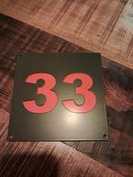 Huisnummer plaatje nr 33, Ophalen of Verzenden