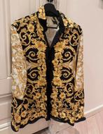Versace Barocco silk shirt, Kleding | Heren, Ophalen of Verzenden, Zo goed als nieuw, Zwart