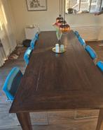 eettafel, Huis en Inrichting, Tafels | Eettafels, Ophalen, 100 tot 150 cm, Eikenhout, 200 cm of meer