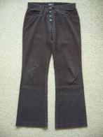 Mambo vintage donkerbruine ribcord broek maat 36 izgs, Bruin, Ophalen of Verzenden, Zo goed als nieuw, Maat 36 (S)