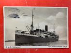 1938 DMS Indrapoera NV Rotterdamsche Lloyd, Verzamelen, Scheepvaart, Ophalen of Verzenden, Gebruikt, Motorboot, Kaart, Foto of Prent