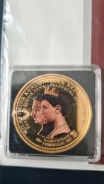 Koninklijke Huwelijksmunt Wilhelmina & Hendrik - UNC, Koningin Wilhelmina, Losse munt, Goud, Overige waardes
