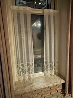 Kanten glas gordijn, Huis en Inrichting, Stoffering | Gordijnen en Lamellen, Ophalen of Verzenden, Zo goed als nieuw, 50 tot 100 cm