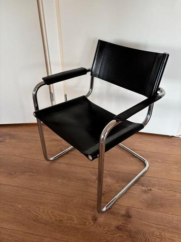 Leren eetkamerstoel chrome beschikbaar voor biedingen