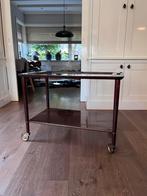 Vintage Serveerwagen / Theetafel, Huis en Inrichting, Ophalen, Overige materialen, Gebruikt, Mid century