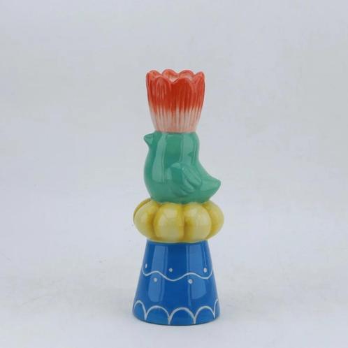 Kaarsenstandaard vogel met tulp - lente - zomer, Huis en Inrichting, Woonaccessoires | Kandelaars en Kaarsen, Nieuw, Kandelaar