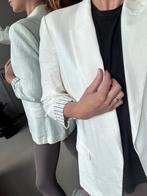 Wit colbertje / blazer , Zara , maat L, Wit, Maat 42/44 (L), Ophalen of Verzenden, Zo goed als nieuw