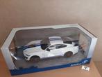 Ford Shelby (Mustang) GT500 White/Blue stripes Solido 1:18, Hobby en Vrije tijd, Modelauto's | 1:18, Solido, Auto, Solido, Nieuw