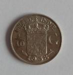 nederland munt 1/10 gulden 1938, Nederland Indie, volgnr 54, Postzegels en Munten, Munten | Nederland, Ophalen of Verzenden, Koningin Wilhelmina