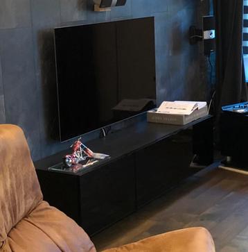 Tv meubel zwart van ikea