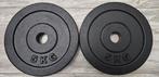 Halterschijven 2x5kg Totaal 10kg Gietijzer 30mm, Sport en Fitness, Fitnessmaterialen, Ophalen, Zo goed als nieuw