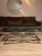 Moderne zilveren kleurig tafel, Ophalen of Verzenden