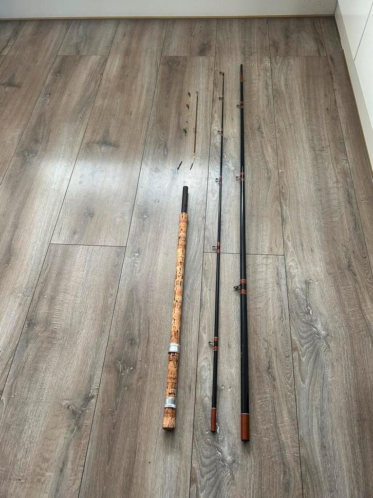 Old scool Albatros Coarse Rod 3.3 meter, Watersport en Boten, Hengelsport | Witvissen, Gebruikt, Werphengel, Ophalen