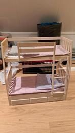 Te koop net poppen stapelbed, Kinderen en Baby's, Ophalen of Verzenden, Zo goed als nieuw, Babypop