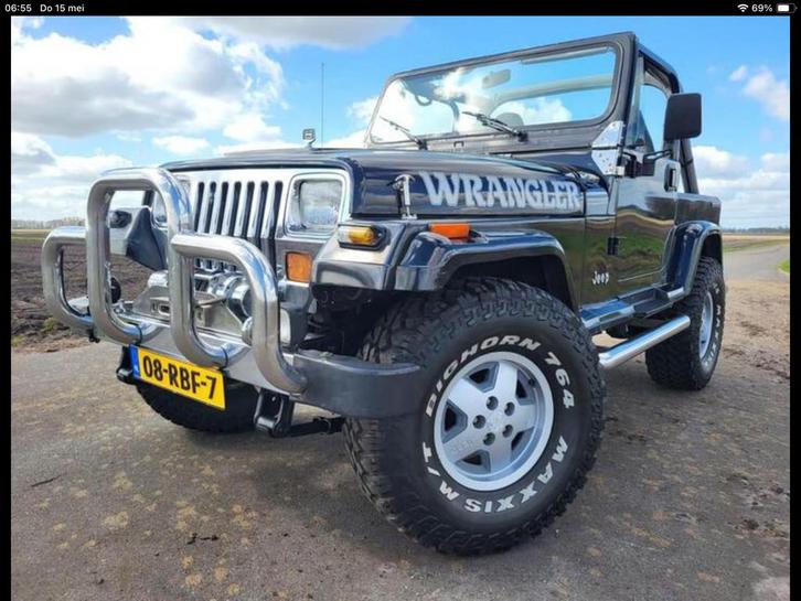 Jeep 1982 Zwart, Auto's, Jeep, Particulier, CJ, 4x4, Benzine, Cabriolet, Automaat, Geïmporteerd, Zwart, Zwart, Leder, Vierwielaandrijving