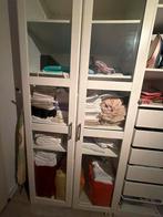 2 Pax glazen kastdeuren 230cm hoog - zgan, Ophalen, 200 cm of meer, 50 tot 100 cm, Minder dan 25 cm