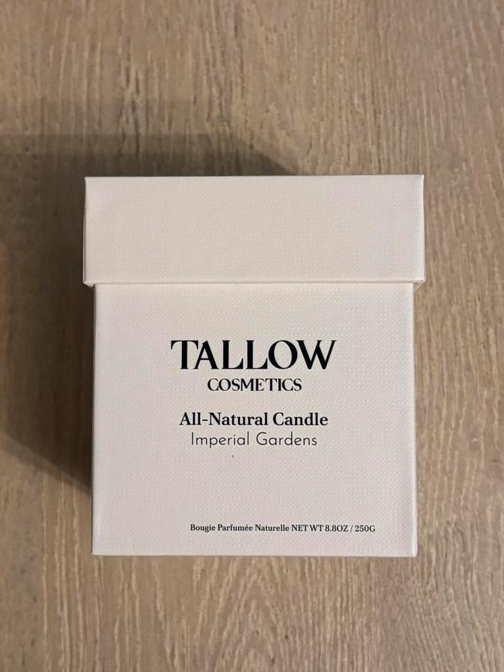 Tallow kaars 50 branduren, Sieraden, Tassen en Uiterlijk, Uiterlijk | Gezichtsverzorging, Nieuw, Ophalen of Verzenden