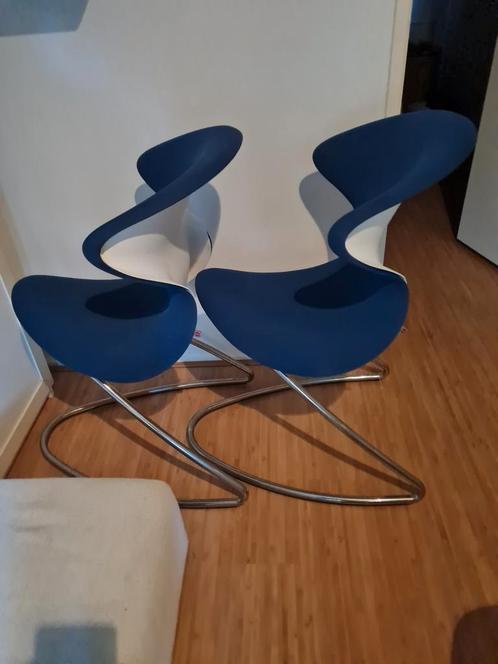 Aeris Oyo ultieme gamestoel ergonomisch blauw i.z.g.st., Huis en Inrichting, Fauteuils, Zo goed als nieuw, Stof, 75 tot 100 cm