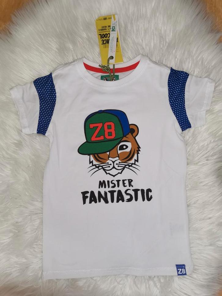 Z8 Daley Nieuw Shirt Tijger Mister Fantastic Jongen 92 98, Kinderen en Baby's, Kinderkleding | Maat 92, Nieuw, Jongen, Ophalen of Verzenden