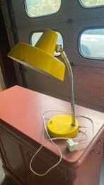 Retro vintage gele lamp bureaulamp, Huis en Inrichting, Lampen | Tafellampen, Gebruikt, Ophalen of Verzenden, Retro, Minder dan 50 cm