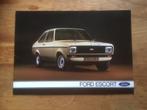 Autofolder/Brochure   Ford  Escort   20 pagina's   sept 1978, Ophalen of Verzenden, Zo goed als nieuw, Ford