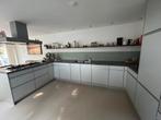 Prachtige grote Siematic keuken met composiet werkblad 4 cm, Ophalen, Hoekkeuken, Zo goed als nieuw, Greeploos