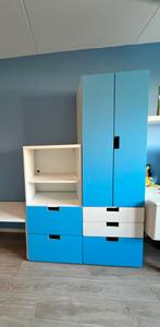 IKEA Stuva kast combinatie - blauw/wit - kinderkamer, Ophalen, Gebruikt, Kast, 50 tot 70 cm