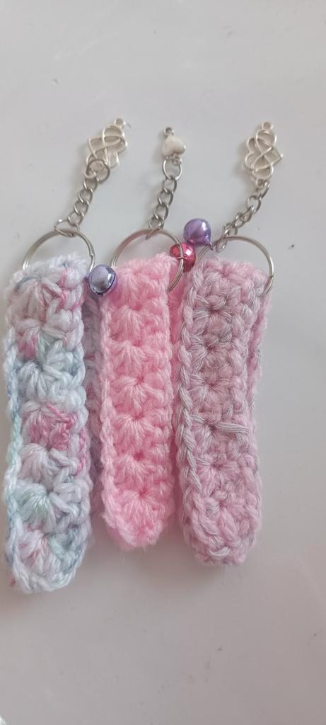 Gehaakte sleutelhangers pakket, Verzamelen, Sleutelhangers, Nieuw, Overige typen, Ophalen of Verzenden