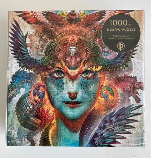 Paperblanks Dharma Dragon Puzzel - 1000 Stukjes, Hobby en Vrije tijd, Denksport en Puzzels, Zo goed als nieuw, Legpuzzel, Ophalen of Verzenden