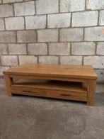 Eikenhouten salon tafel, Ophalen, 50 tot 100 cm, Zo goed als nieuw, Minder dan 100 cm