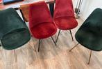 4 Gebruikte Kuipstoelen - Rood & Groen, Ophalen, Kunststof, Gebruikt, Overige kleuren