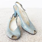 Mooie Vintage Leren Jeunesse Pumps (Maat 6½|40) s11 - € 15,-, Kleding | Dames, Schoenen, Pumps, Jeunesse, Blauw, Ophalen of Verzenden