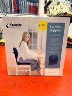 Tempur Lumbale Steun - Nieuw in Verpakking, Blauw, Nieuw, Ophalen of Verzenden, Bureaustoel