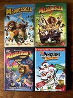 Te koop 4 originele dvd's Madagascar 1, 2, 3 en de Pinguins, Overige genres, Ophalen of Verzenden, Film, Zo goed als nieuw