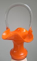 Glazen mandje, Antiek en Kunst, Antiek | Glas en Kristal, Ophalen of Verzenden