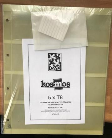 4x Telefoonkaarten opbergmap KOSMOS T5 in ovp beschikbaar voor biedingen