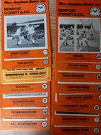 Newport County Voetbalboekjes 1970s & 80s, Ophalen of Verzenden, Gelezen, Diverse