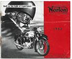 Norton 1952 brochure folder motor (N52), Motoren, Handleidingen en Instructieboekjes, Overige merken