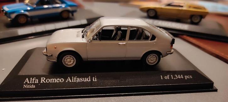 Alfa Romeo Alfasud ti zilver '74 Minichamps 1/1344, Hobby en Vrije tijd, Modelauto's | 1:43, Nieuw, Auto, MiniChamps, Ophalen of Verzenden