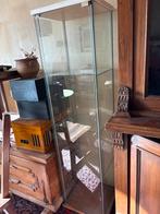 Glazen Vitrinekast, Huis en Inrichting, Kasten | Vitrinekasten, Met plank(en), Minder dan 50 cm, Gebruikt, Ophalen of Verzenden