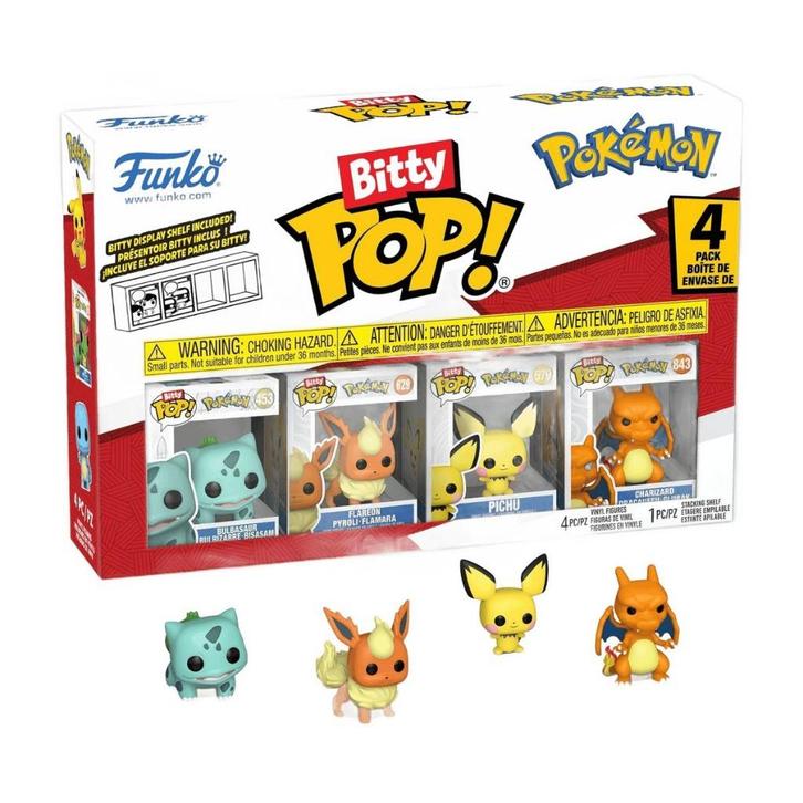 Funko Bitty POP! Pokémon Series 3 4-Pack Vinyl Figures (2cm), Verzamelen, Poppetjes en Figuurtjes, Nieuw, Verzenden
