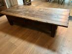 Antieke eiken salontafel 157 bij 66,5 en 38 hoog, Huis en Inrichting, Tafels | Salontafels, Ophalen, Gebruikt, Koloniaal? Antiek.
