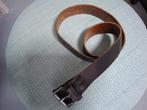 Stoere vintage legerriem, Kleding | Dames, Riemen en Ceinturen, 90 tot 100 cm, Ophalen of Verzenden, Gedragen, Echt leder