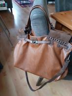 Damestas, Sieraden, Tassen en Uiterlijk, Tassen | Schoudertassen, Ophalen of Verzenden, Gebruikt, Bruin, Leer