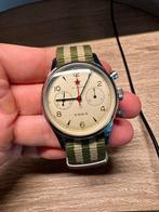 Seagull 1963 Chronograaf - 40mm, Ophalen of Verzenden, Zo goed als nieuw, Leer, Overige merken