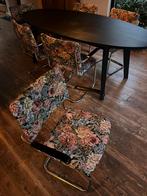 Eiken eetkamer tafel ovaal evt met stoelen, Huis en Inrichting, Ophalen, 100 tot 150 cm, Eikenhout, 200 cm of meer